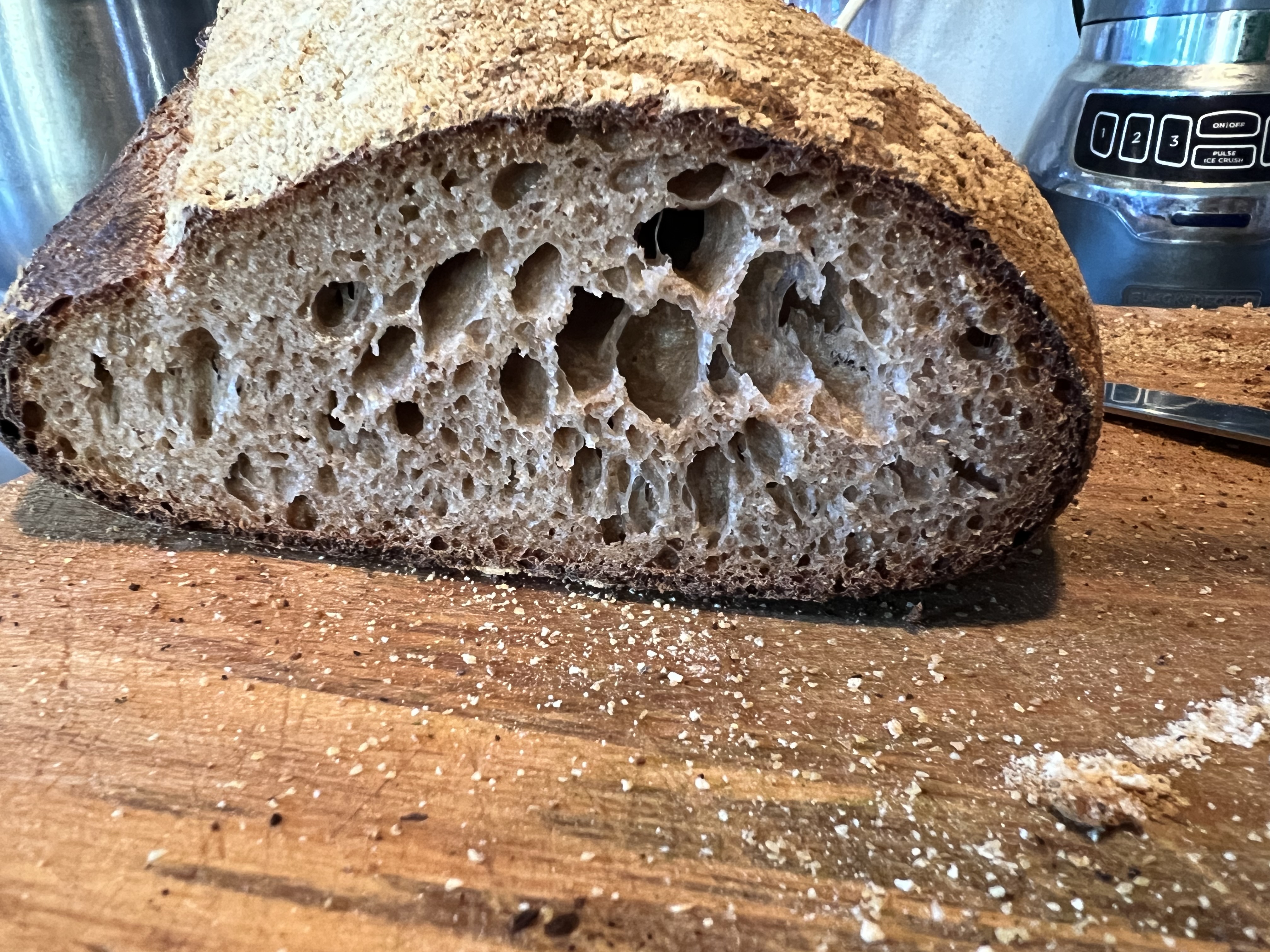 Whole wheat Tuscan bread (integrale)
