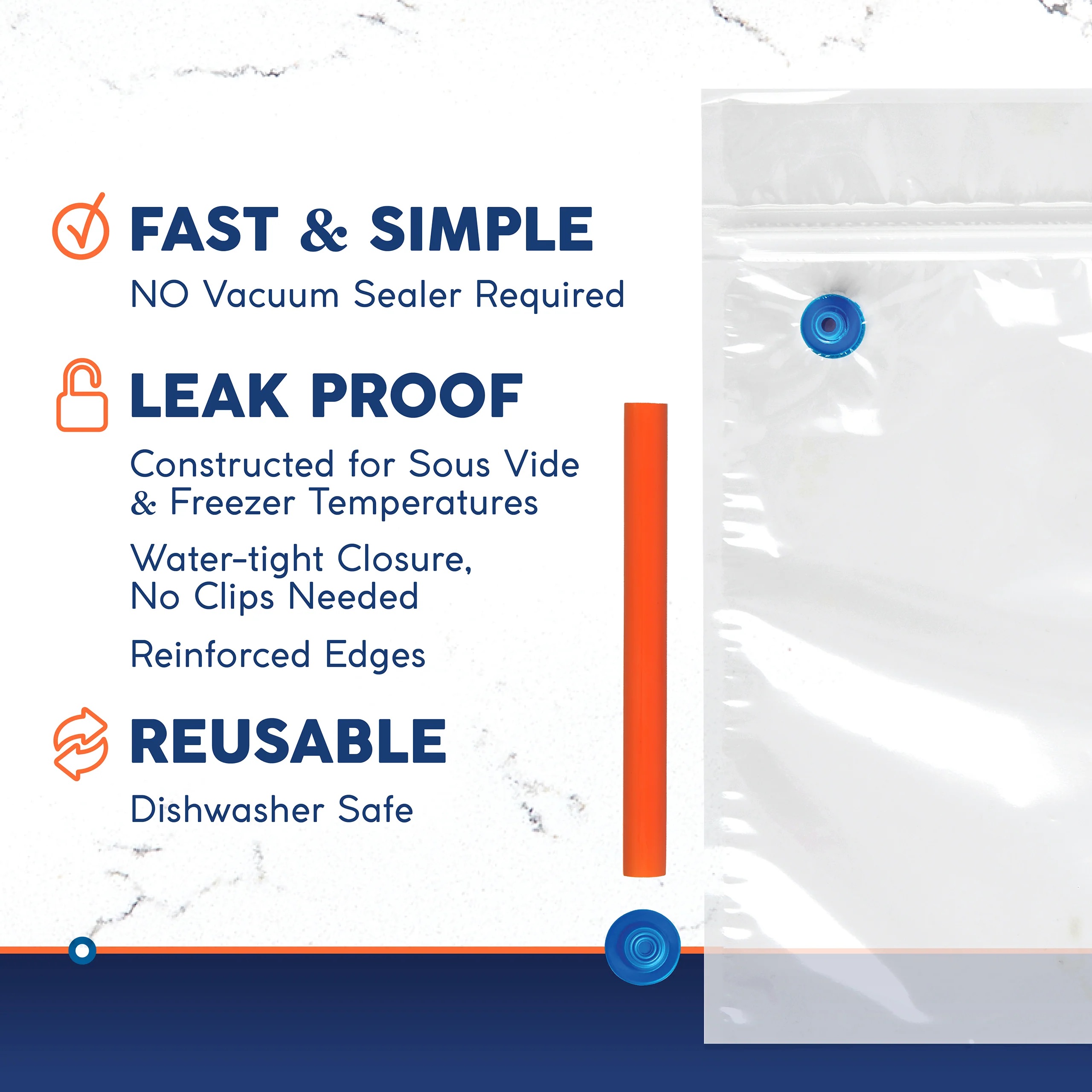 Sous vide vacuum bag guide: storage vs cooking vs freezing