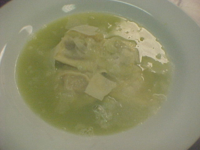 Pumpkin Agnolotti in Fennel Consommé
