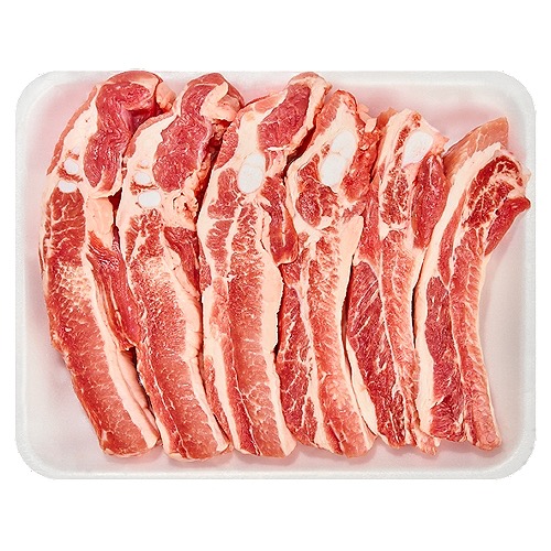Pork spare ribs and St. Louis ribs ingredient graphic
