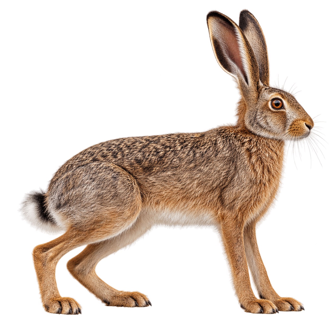 Wild rabbit and blue hare culinary meat foundation icon