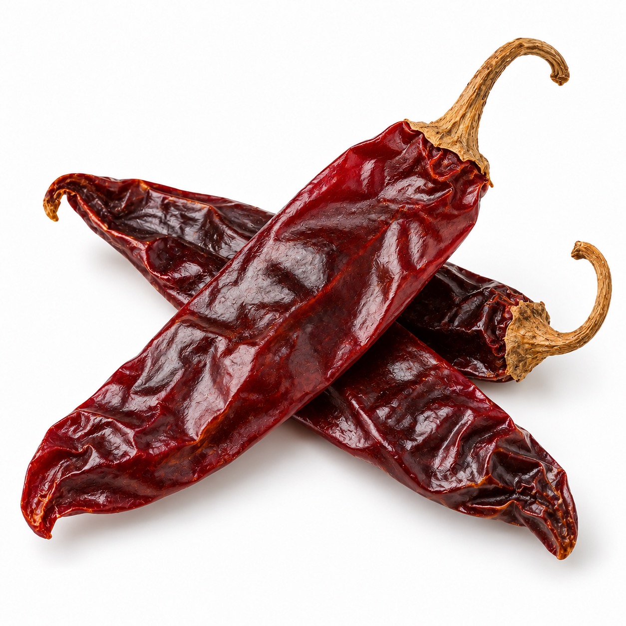 Dried Guajillo chile peppers