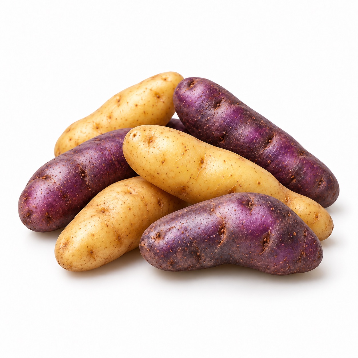 White and purple fingerling potato medley ingredient icon