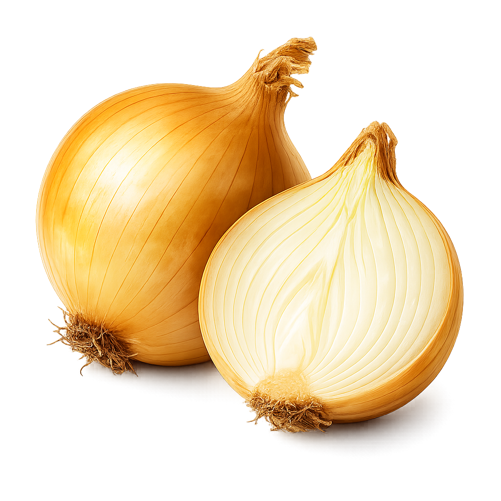 Yellow onion ingredient icon