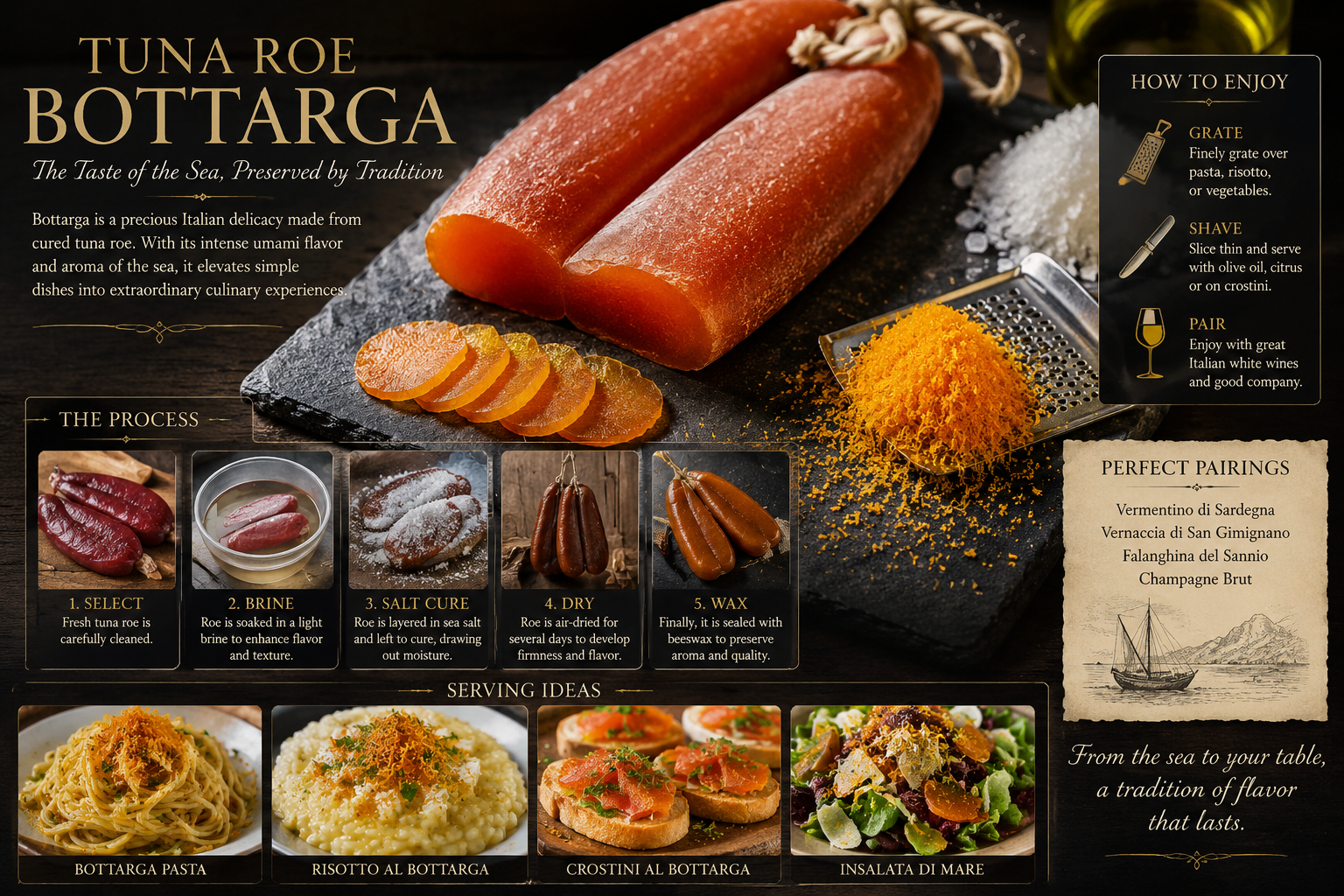 Traditional Tuna Bottarga