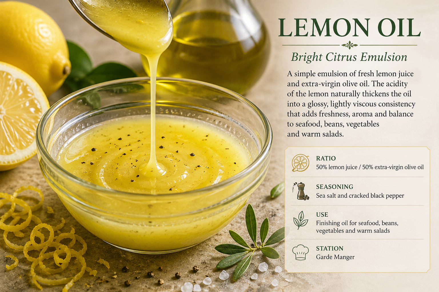 Lemon oil emulsion preparation