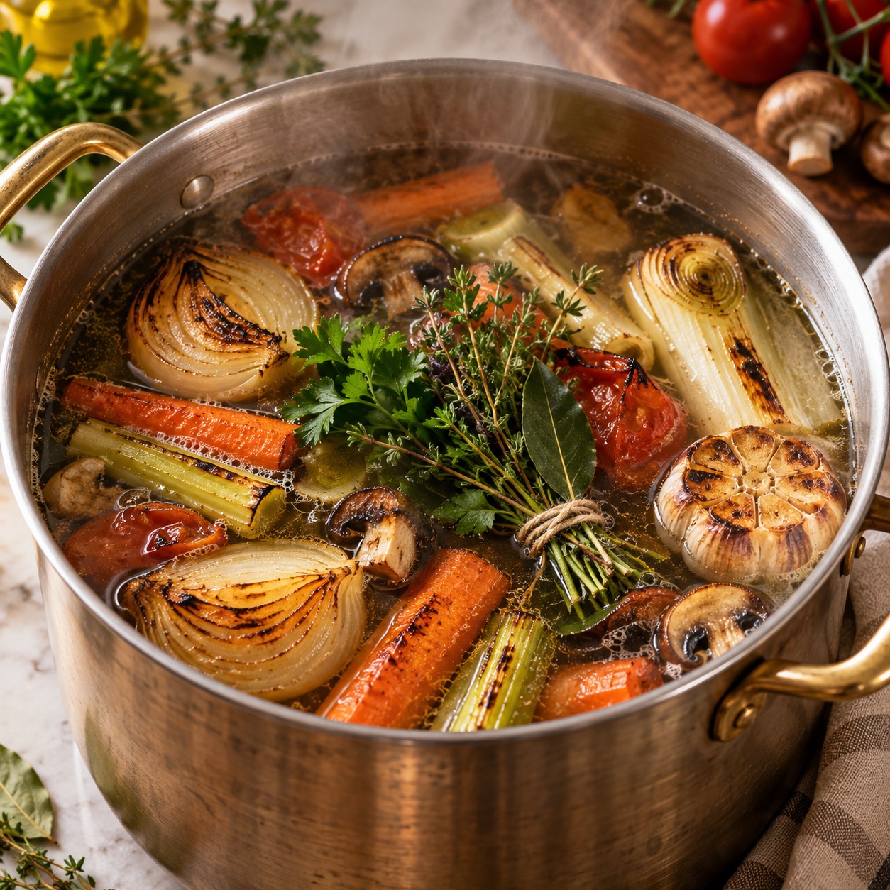 Vegetable Stock ingredient guide graphic