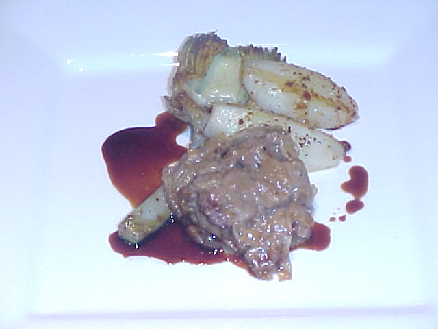 Tuscan chicken liver fricasse with Marsala reduction