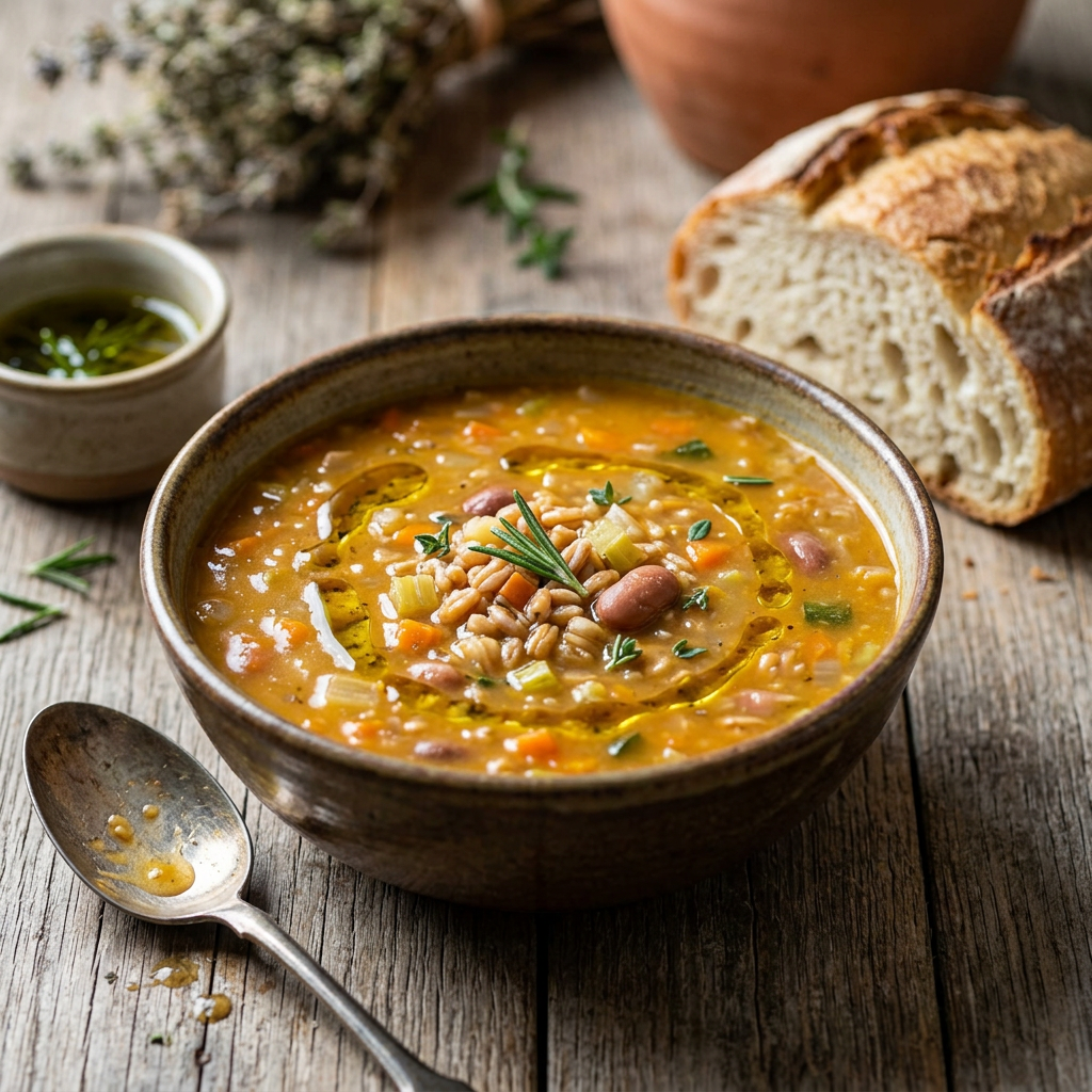 Farro soup