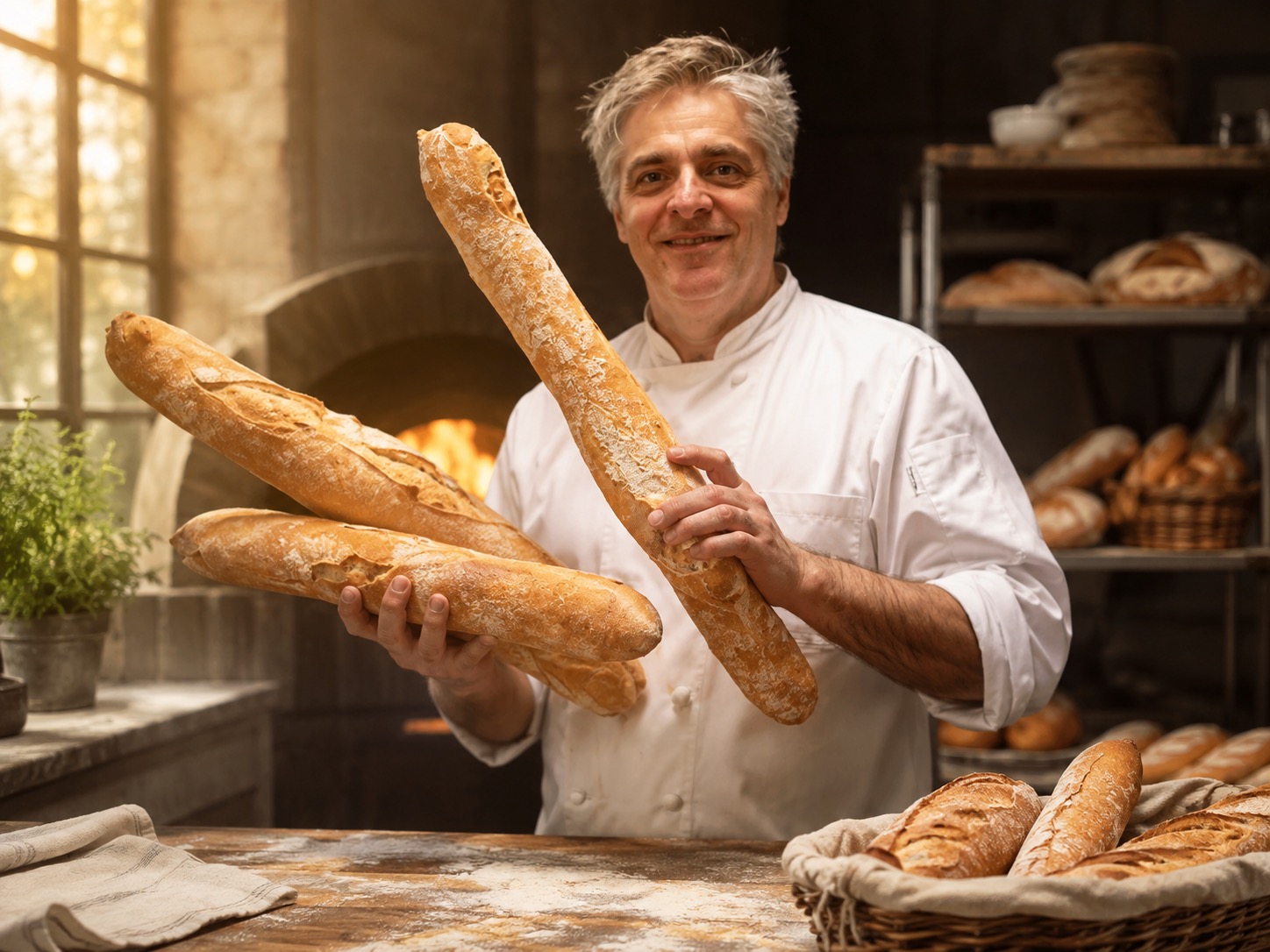 Artisan baguettes hero graphic