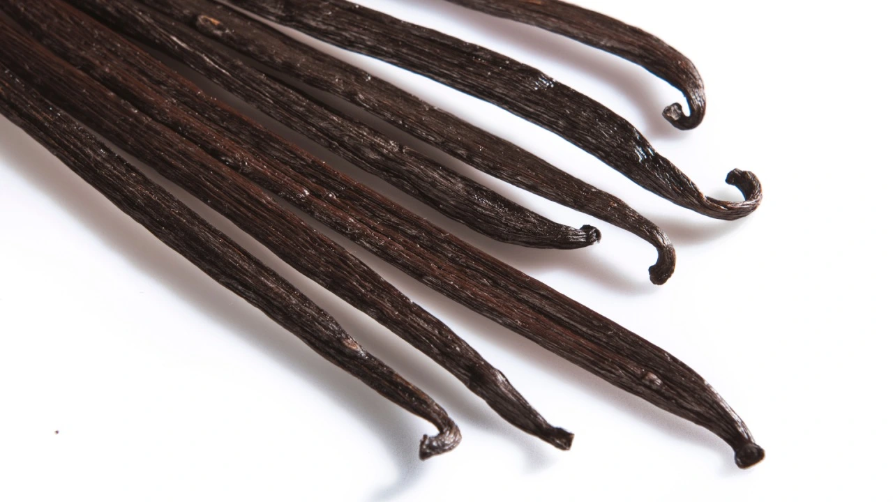 Cured vanilla pods